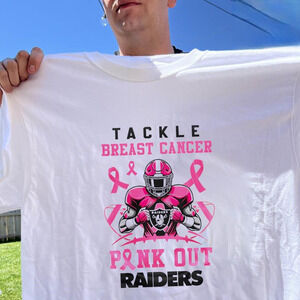 Tackle Breast Cancer  Out Las Vegas Raiders Shirt